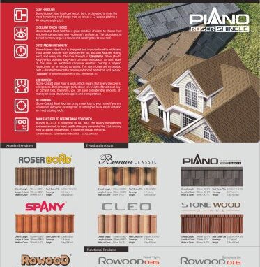 Rozer metal roofing tiles