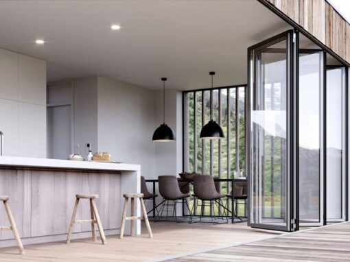 Bifold sliding doors