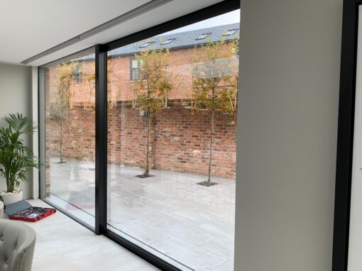 Slimline sliding doors